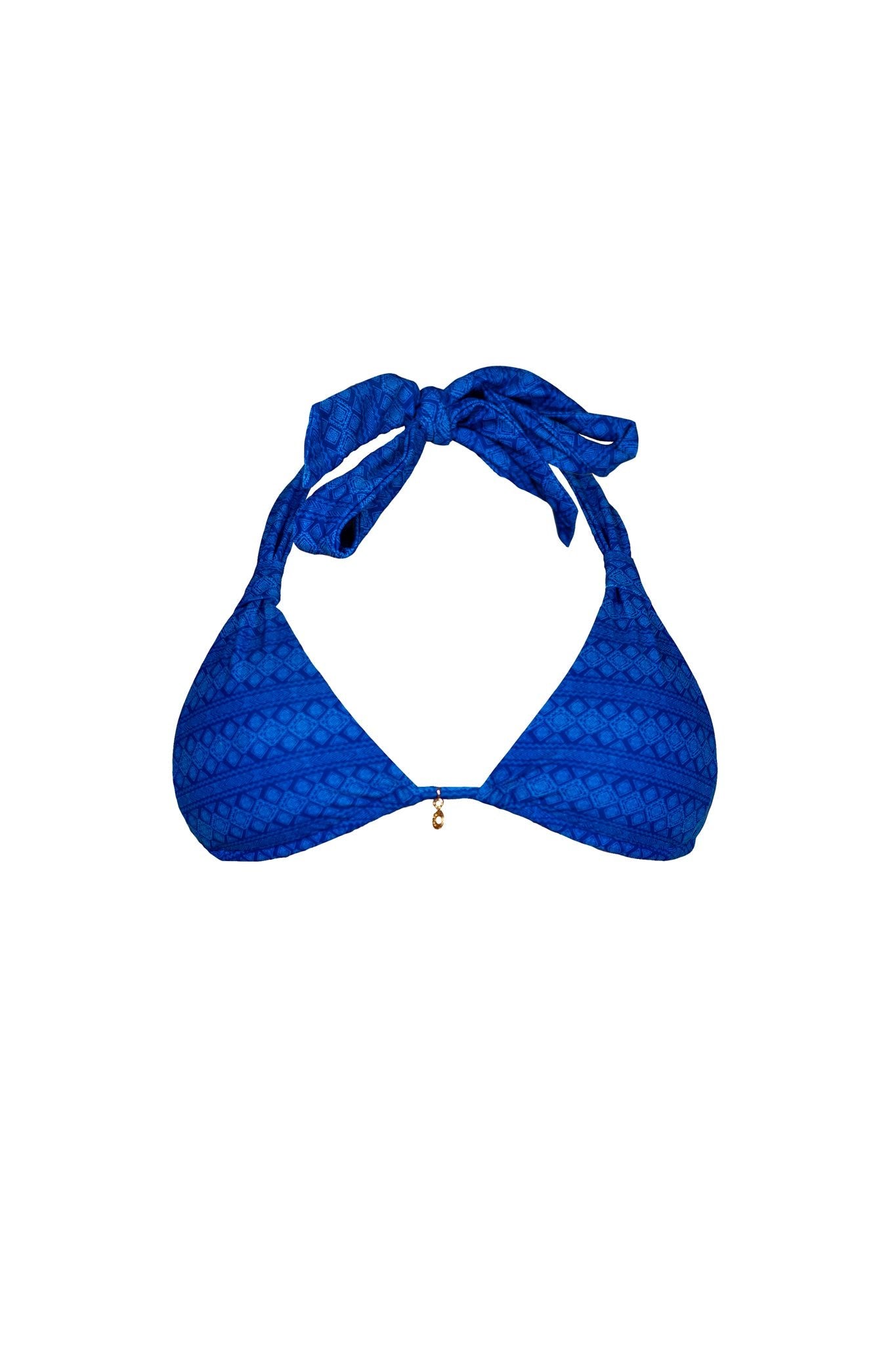 Santorini Bikini Top - Calypso - HERCULETTESwimwear